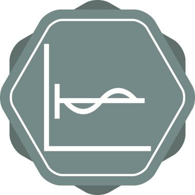 Güzel Kosinüs Grafik Vektör Simgesi