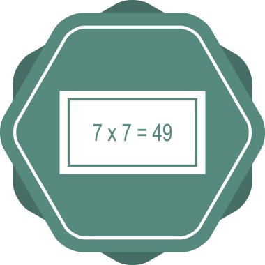 Güzel Aritmetik Kabartma Vektör Simgesi