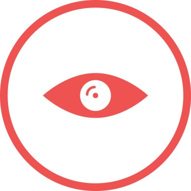 Güzel Göz Kabartma Vektörü Simgesi