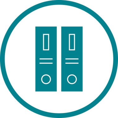 Güzel Arşivler Glyph Vektör Simgesi