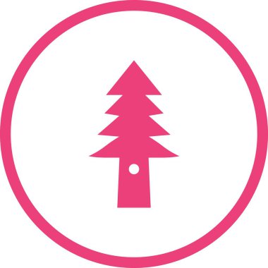 Güzel Ağaç Kabartma Vektörü Simgesi