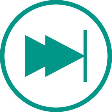 Güzel Sonraki Ok Kabartma Vektör Simgesi