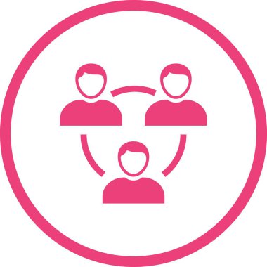 Güzel Buluşma Kabartma Vektörü Simgesi