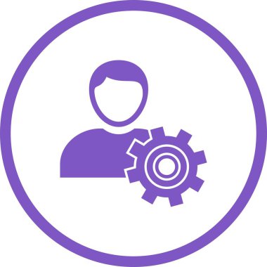 Güzel Profil Ayarları Glyph Vektör Simgesi