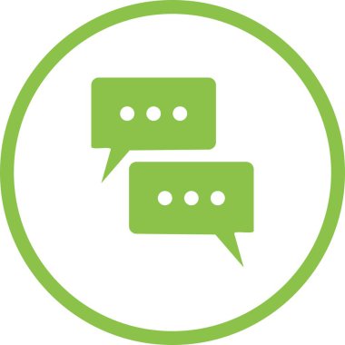 Güzel Konuşma Kabartma Vektörü Simgesi