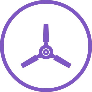 Güzel Fan Kabartma Vektör Simgesi