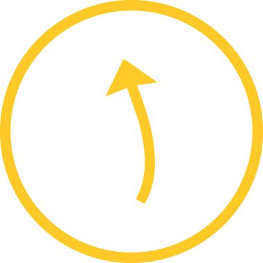 Glyph Vektör Simgesini Gösteren Güzel Ok