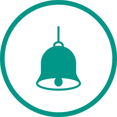 Güzel Çan Kabartma Vektörü Simgesi