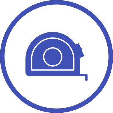 Güzel İnç Teyp Kabartma Vektör Simgesi