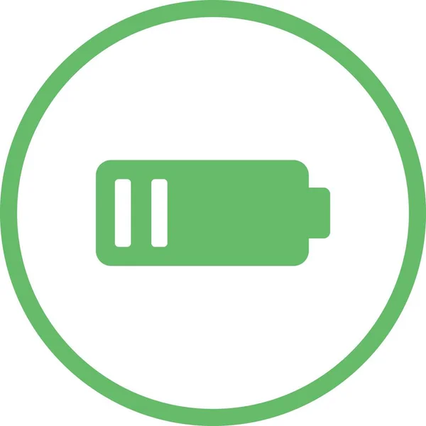Güzel Düşük Batarya Kabartma Vektör Simgesi — Stok Vektör