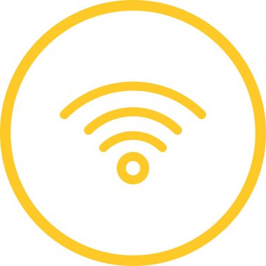Güzel Wifi Sinyal Vektör Simgesi