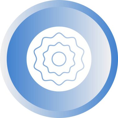 Beautiful Cookies Glyph Vector Icon