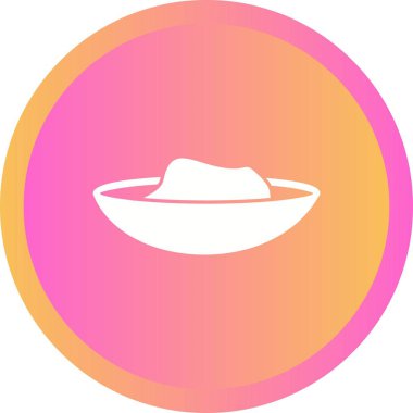 Güzel Çimento Tepsisi Kabartma Vektör Simgesi