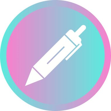 Güzel Kalem Kabartma Vektörü Simgesi