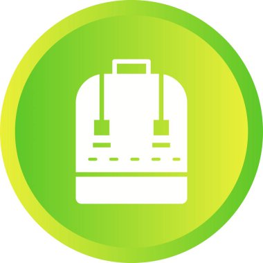 Güzel Çanta Kabartma Vektör Simgesi