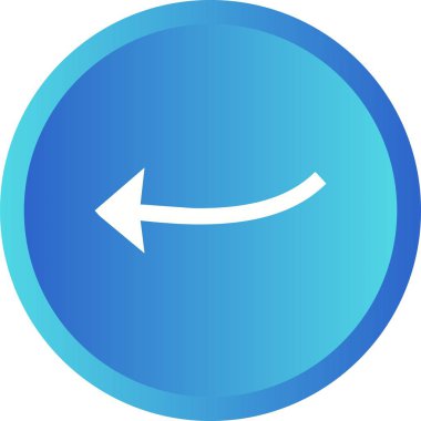 Güzel Ok Sol Kılavuz Simgesini Gösteriyor