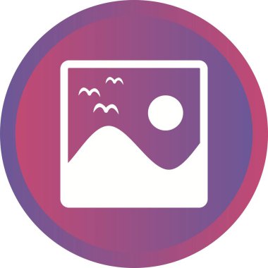 Güzel Galeri Kabartma Vektör Simgesi