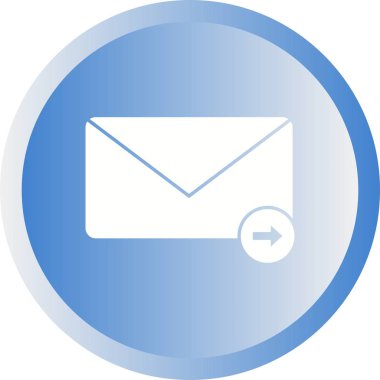 Güzel Gönderme İletisi Kabartma Vektörü Simgesi