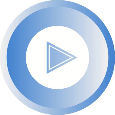 Güzel Video Glyph Vektör Simgesi