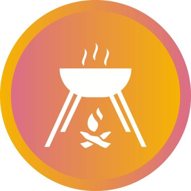 Güzel Yemek Pişirme Gofreti Vektör Simgesi