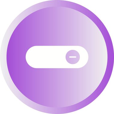 Güzel Kaydırma Düğmesi Kabartma Vektörü Simgesi