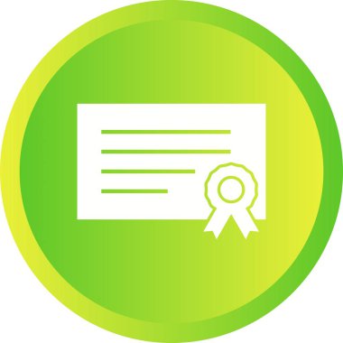 Güzel Derece Glyph Vektör Simgesi