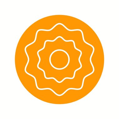 Beautiful Cookies Glyph Vector Icon