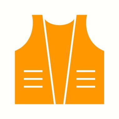 Güzel Ceket Kabartma Vektörü Simgesi