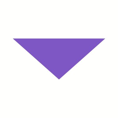 Güzel Ok Aşağı Glyph Vektör Simgesi