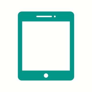 Güzel Tablet Kabartma Vektör Simgesi