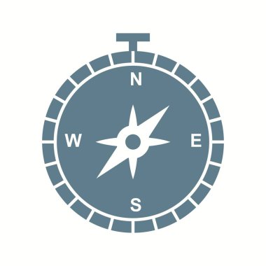 Güzel Pusula Kabartma Vektörü Simgesi