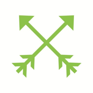 Güzel Oklar Kabartma Vektör Simgesi