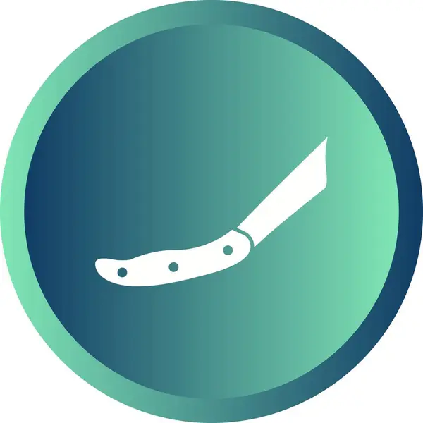 Schönes Messer-Glyphen-Vektor-Symbol — Stockvektor