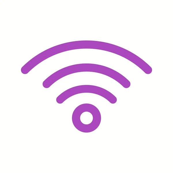 Vacker Wifi-signal Glyf vektor ikon — Stock vektor