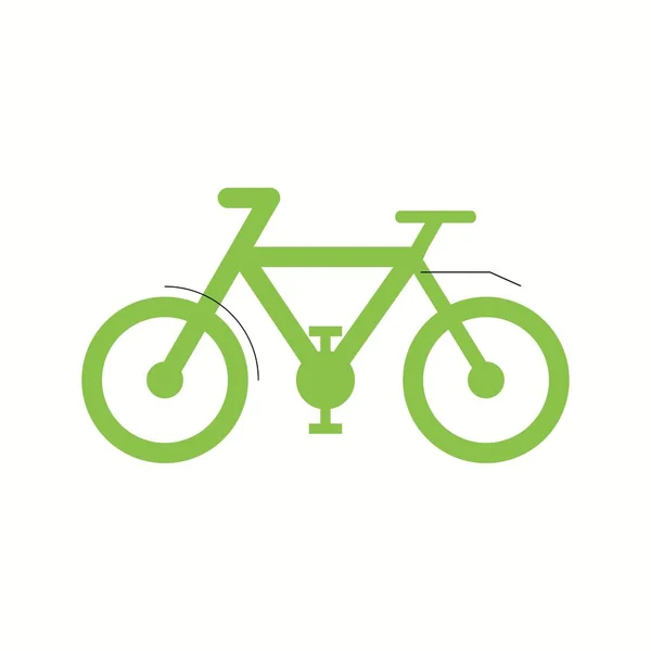 Beautiful Bicycle Glyph Vector Icon — Stock Vector
