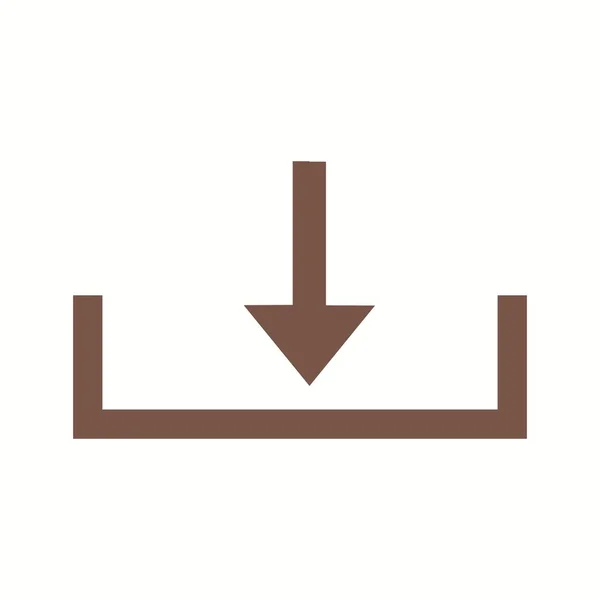 Schönes Glyphen-Vektor-Symbol herunterladen — Stockvektor