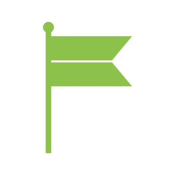 Bela bandeira Glyph Vector Ícone — Vetor de Stock