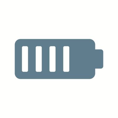 Güzel Mobil Batarya Glyph Vektör Simgesi