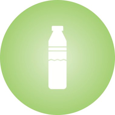 Güzel Su Şişesi Kabartma Vektörü Simgesi