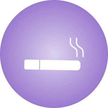 Güzel Sigara Kabartma Vektörü Simgesi