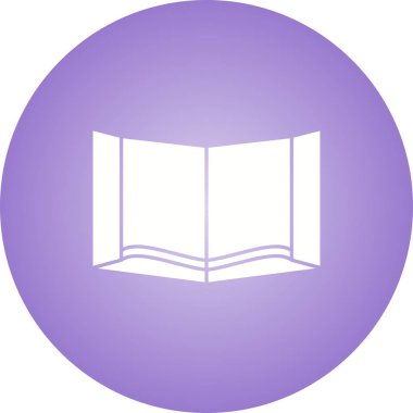 Güzel Kitap Kabartma Vektörü Simgesi