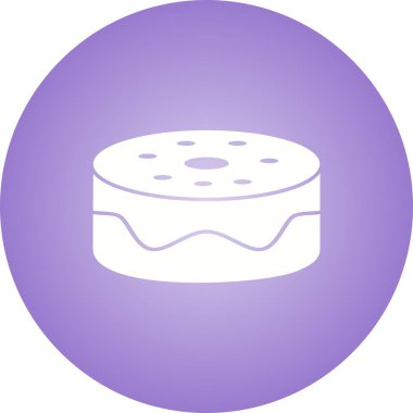 Güzel Pasta Kabartma Vektörü Simgesi