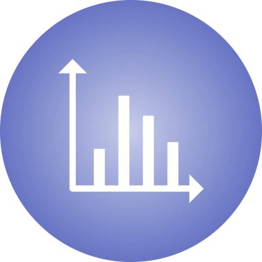 Güzel İstatistikler Kabartma Vektör Simgesi