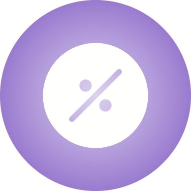 Gliph Vektör Simgesinin Güzel Yüzdesi