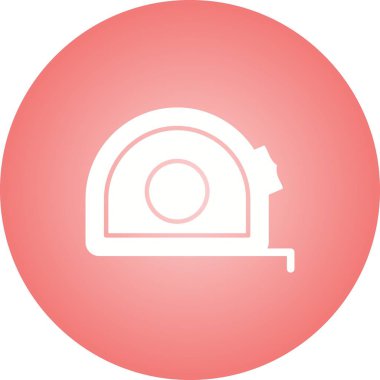 Güzel İnç Teyp Kabartma Vektör Simgesi