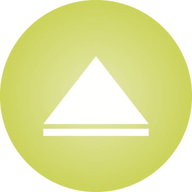 Güzel Ok Yukarı Kabartma Vektör Simgesi