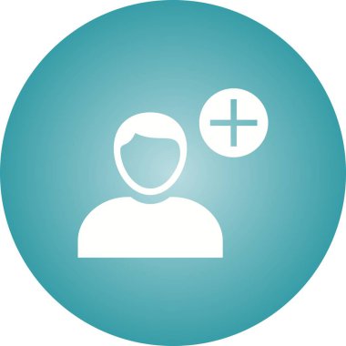 Güzel Kullanıcı Kabartma Vektörü Simgesi Oluştur