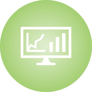 Ekran Kabartma Vektörü Simgesinde Güzel Analizler