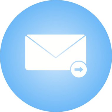 Güzel Gönderme İletisi Kabartma Vektörü Simgesi