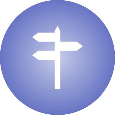 Güzel Yön Okları Glyph Vektör Simgesi